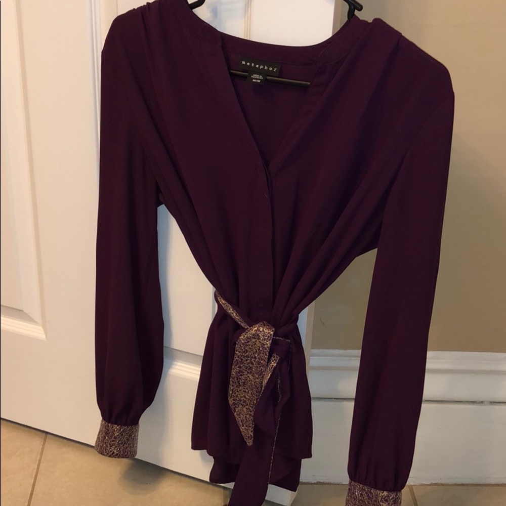 Purple blouse